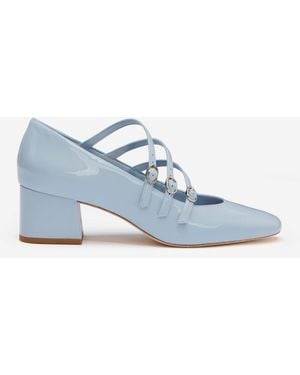 Reformation Mimi Buckle Pump - Blue