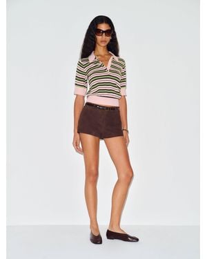 Reformation Skye Cashmere Polo - White