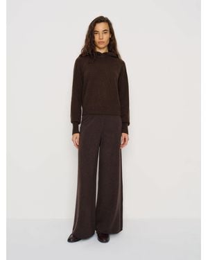 Reformation Reed Cashmere Hoodie - Brown