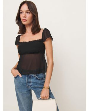 Reformation Lucelia Top - Blue