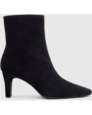 Reformation Tatyana Ankle Boot Suede 5 - Blue