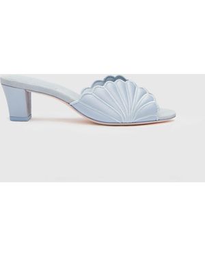 Reformation Waldena Block Heeled Mule 5 - White