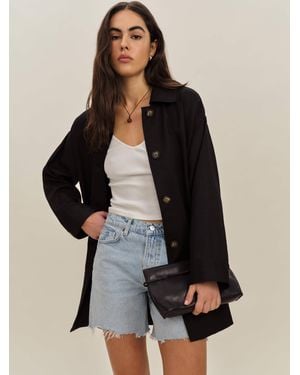 Reformation Irene Linen Jacket - Black