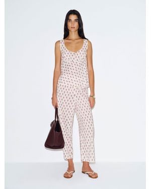 Reformation Alessandra Pyjama Set - White