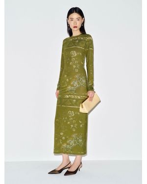 Reformation Tommie Knit Dress - Green