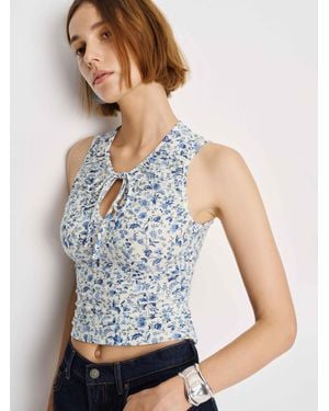 Reformation Bella Knit Top - Blue