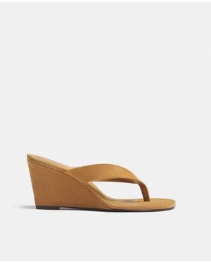 Reformation Jessie Wedge Thong 5 - Brown
