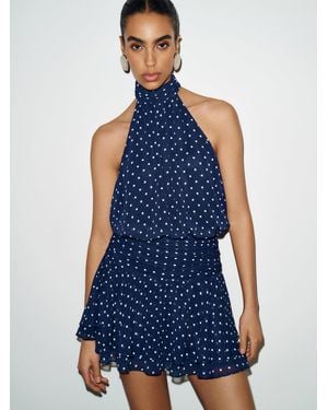 Reformation Karla Dress - Blue