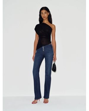 Reformation Naomi Super Stretch Low Rise Bootcut Jeans Denim - Blue