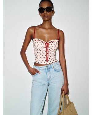 Reformation Andrea Top 0 - Blue
