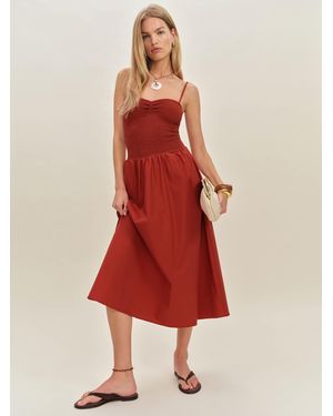 Reformation Nellie Knit Dress - Red
