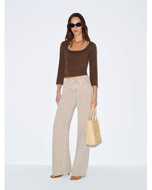 Reformation Laine Knit Top - White