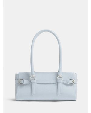 Reformation Beatrice Shoulder Bag - Blue