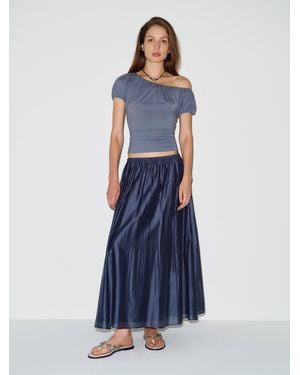 Reformation Sabrina Knit Top - Blue