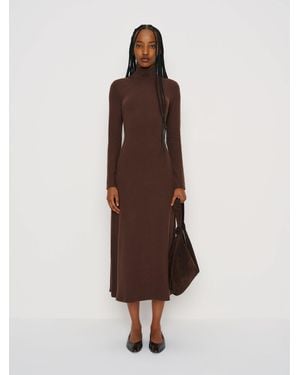 Reformation Cory Knit Dress - Brown