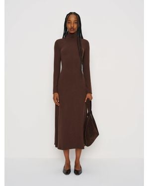 Reformation Cory Knit Dress - Brown