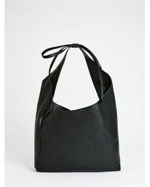 Reformation Medium Vittoria Tote Bag Leather - Black