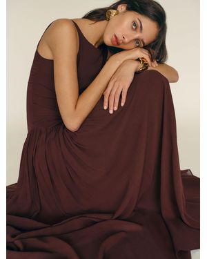 Reformation Camella Dress 8 - Brown