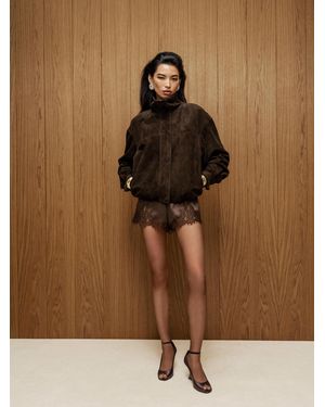 Reformation Fern Satin Short - Natural
