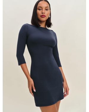 Reformation Rocky Knit Dress - Blue