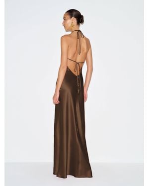 Reformation Jeany Silk Dress - White