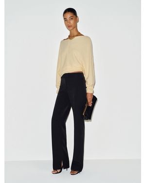 Reformation Addison Low Rise Pant 0 - White