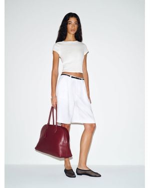 Reformation Drew Linen Short - White