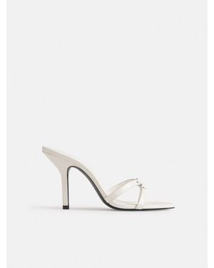 Reformation Bondage High Heeled Mule - White