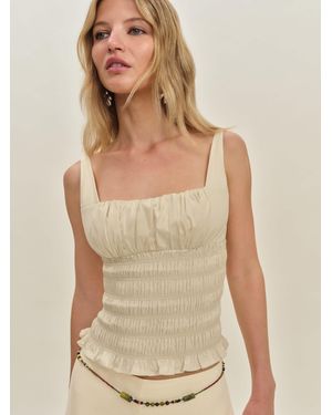 Reformation Jeanette Top - Natural