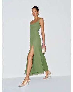 Reformation Ailany Dress Jade 4 - Green