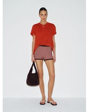 Reformation Rowan Oversized T-Shirt - Red