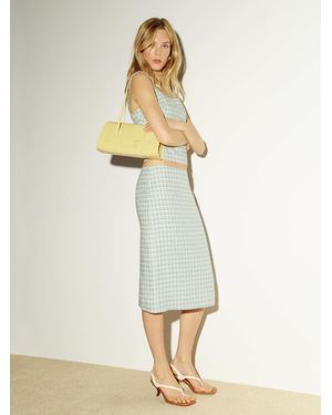 Reformation Fleur Linen Skirt 0 - Natural