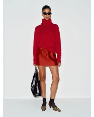 Reformation Elva Skirt - Red