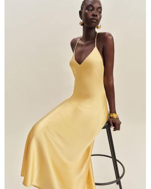 Reformation Nari Silk Dress - Natural
