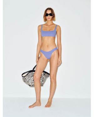 Reformation Amore Bikini Bottom Neptune - White