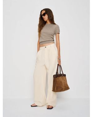 Reformation Darcy Cashmere Tee - Natural