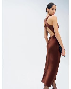 Reformation Casette Silk Dress 8 - Multicolour