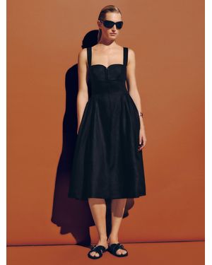 Reformation Roma Linen Dress 0 - Blue