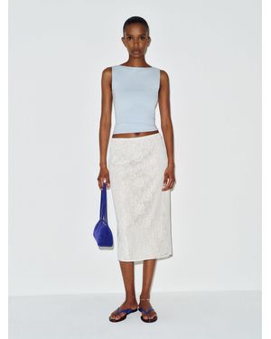 Reformation Dusk Knit Top - White
