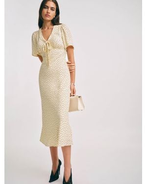 Reformation Tyra Dress 0 - Natural