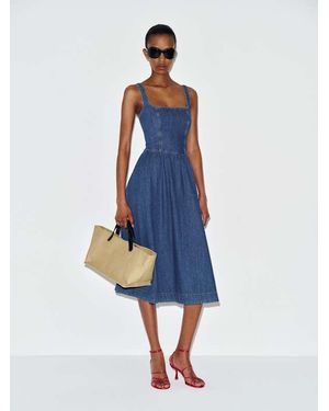manon denim dress BONBOM Manon Dual Ended Shirt Dress