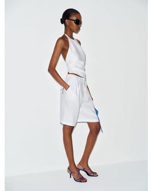 Reformation Drew Linen Short - White