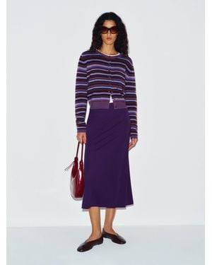 Reformation Luci Knit Skirt - Purple