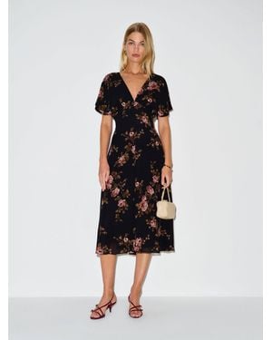 Reformation Doranni Dress 0 - Black