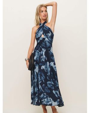 Reformation Cari Dress 8 - Blue