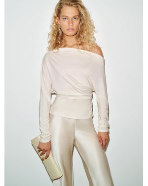 Reformation Landon Knit Top - Natural