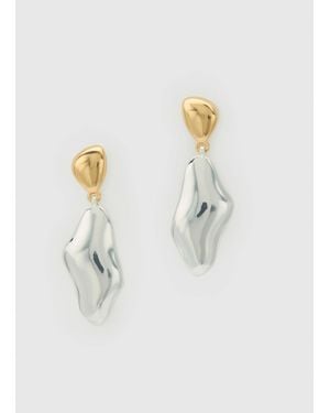 Reformation Carmel Drop Earrings - White