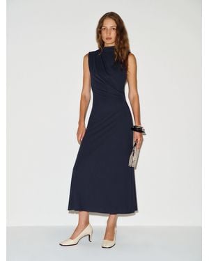 Reformation Bellin Knit Dress - Blue