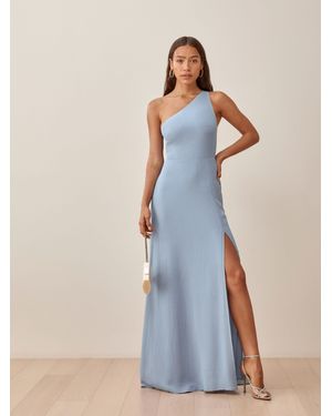 Reformation Evelyn Dress - Blue