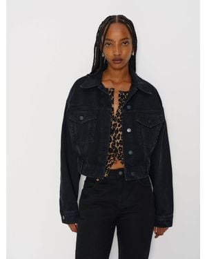Reformation Jori Cropped Denim Jacket - Blue